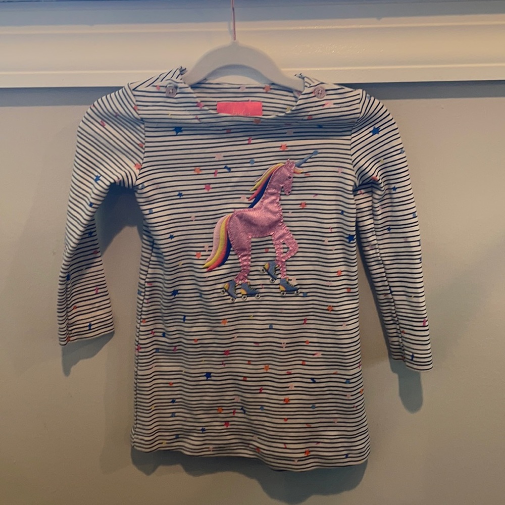 Unicorn long sleeve dress